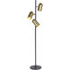 Tarlo 67.25 inch 40.00 watt Brass / Black Floor Lamp Portable Light